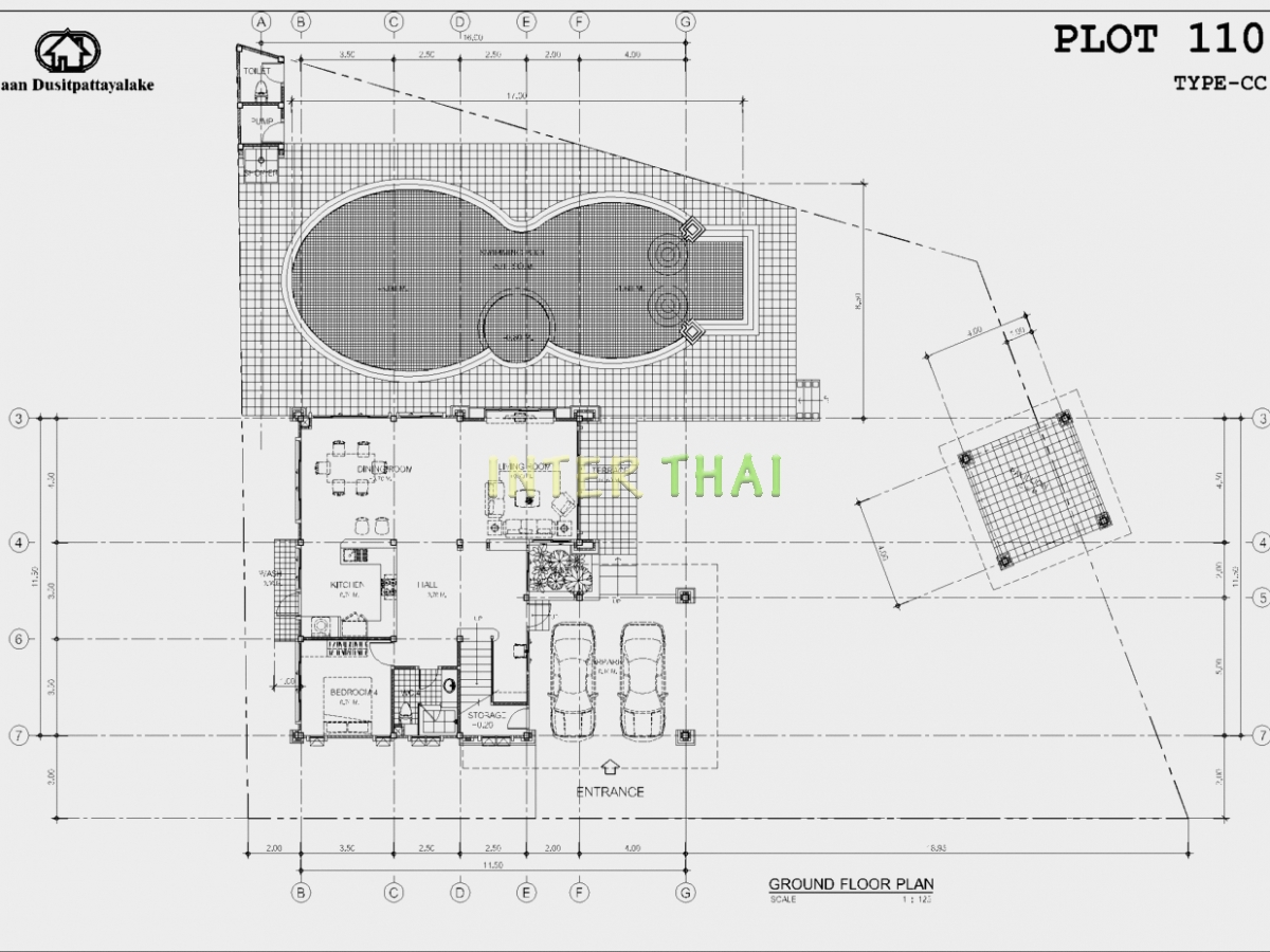 Русский Поселок в Тайланде - двухэтажный дом 283 кв.м, участок земли 440-750 кв.м., 4 спальни, 4 ванных, бассейн 50 кв.м, беседка-84-12