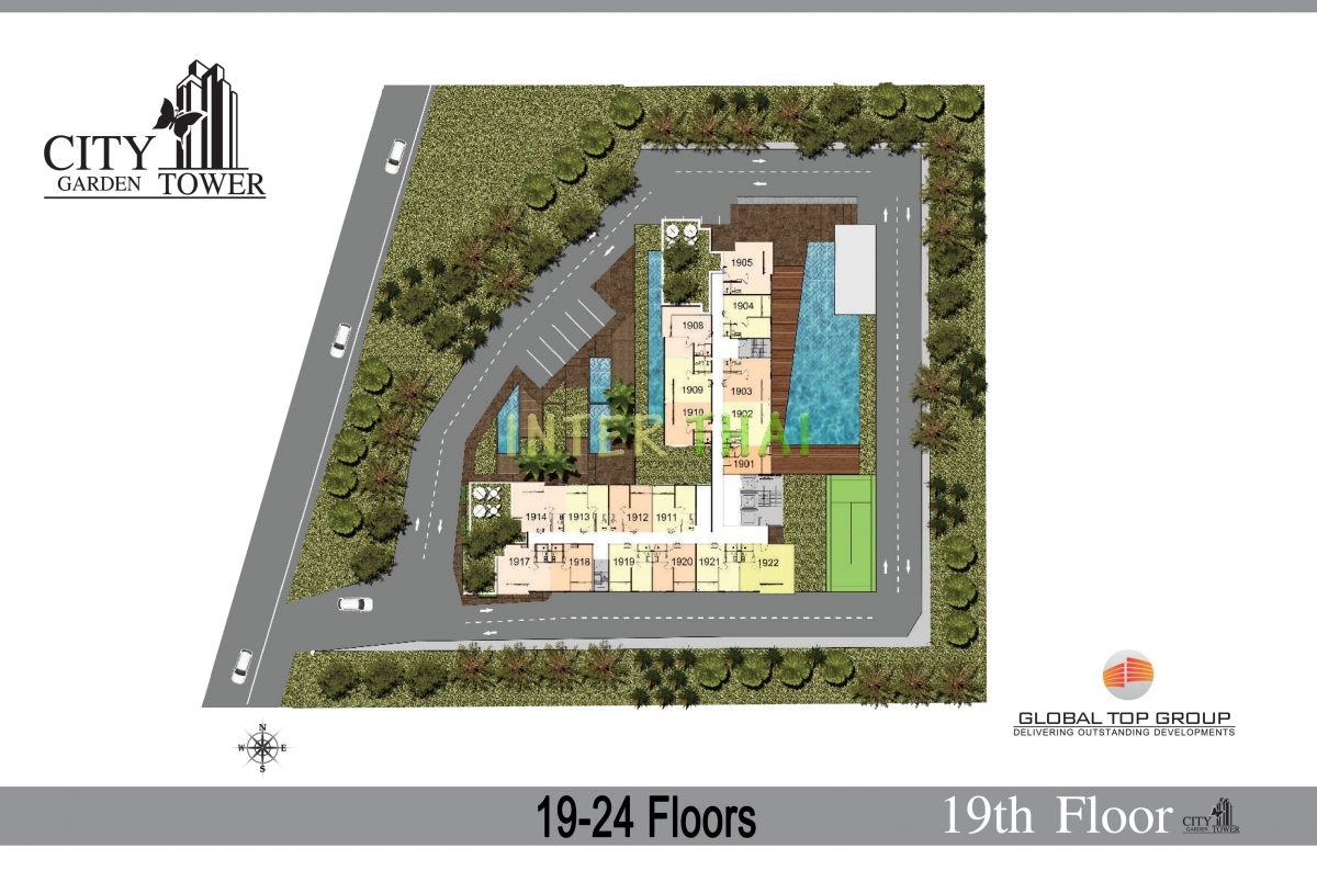 City Garden Tower - планы этажей-104-5