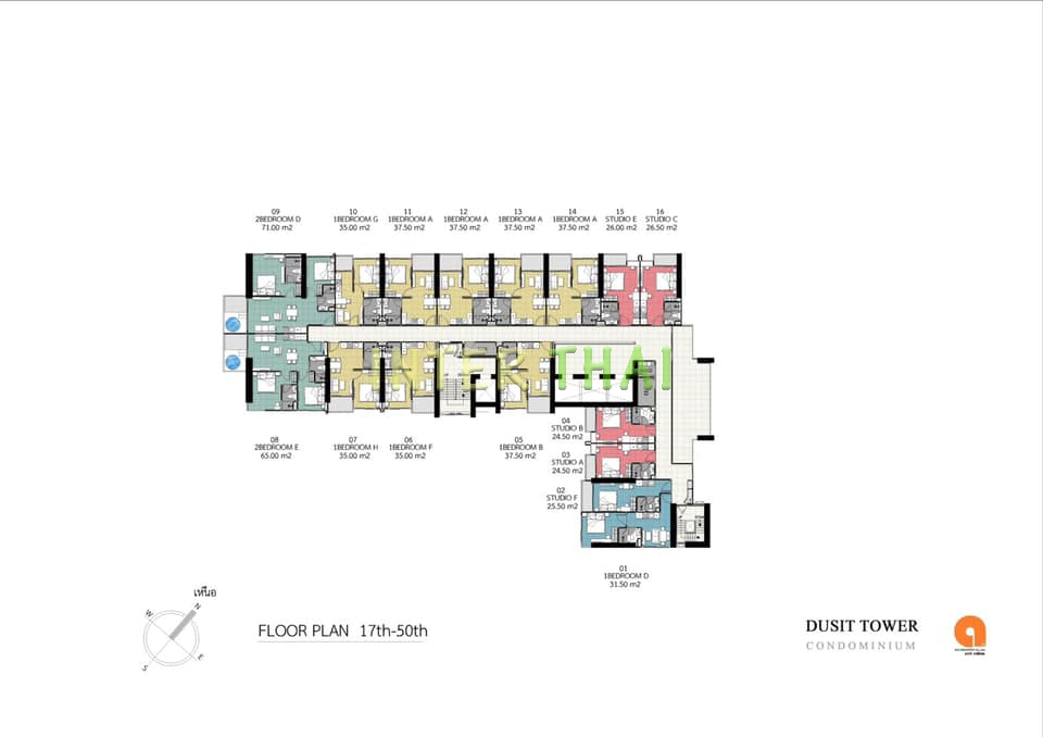 Dusit Grand Tower - floor plans-481-7