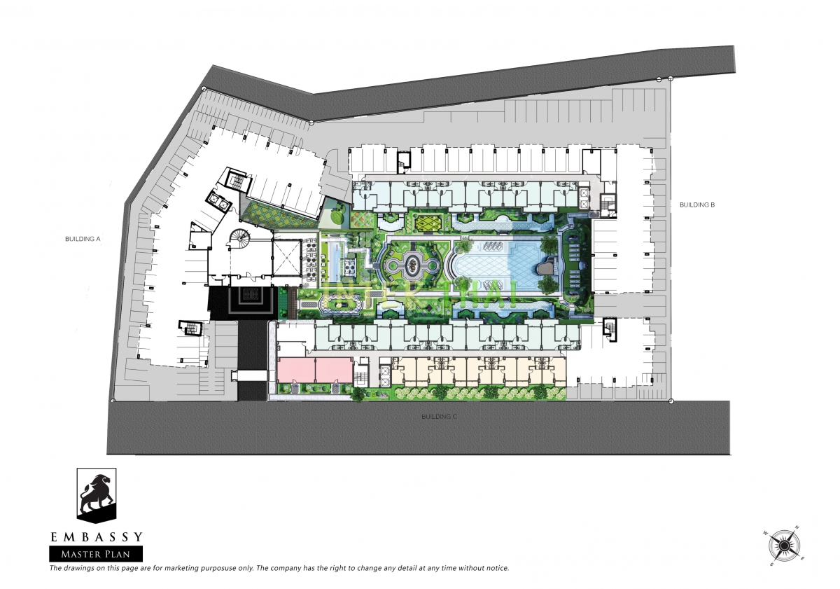 The Embassy Condo Jomtien - Floor plan-872-1