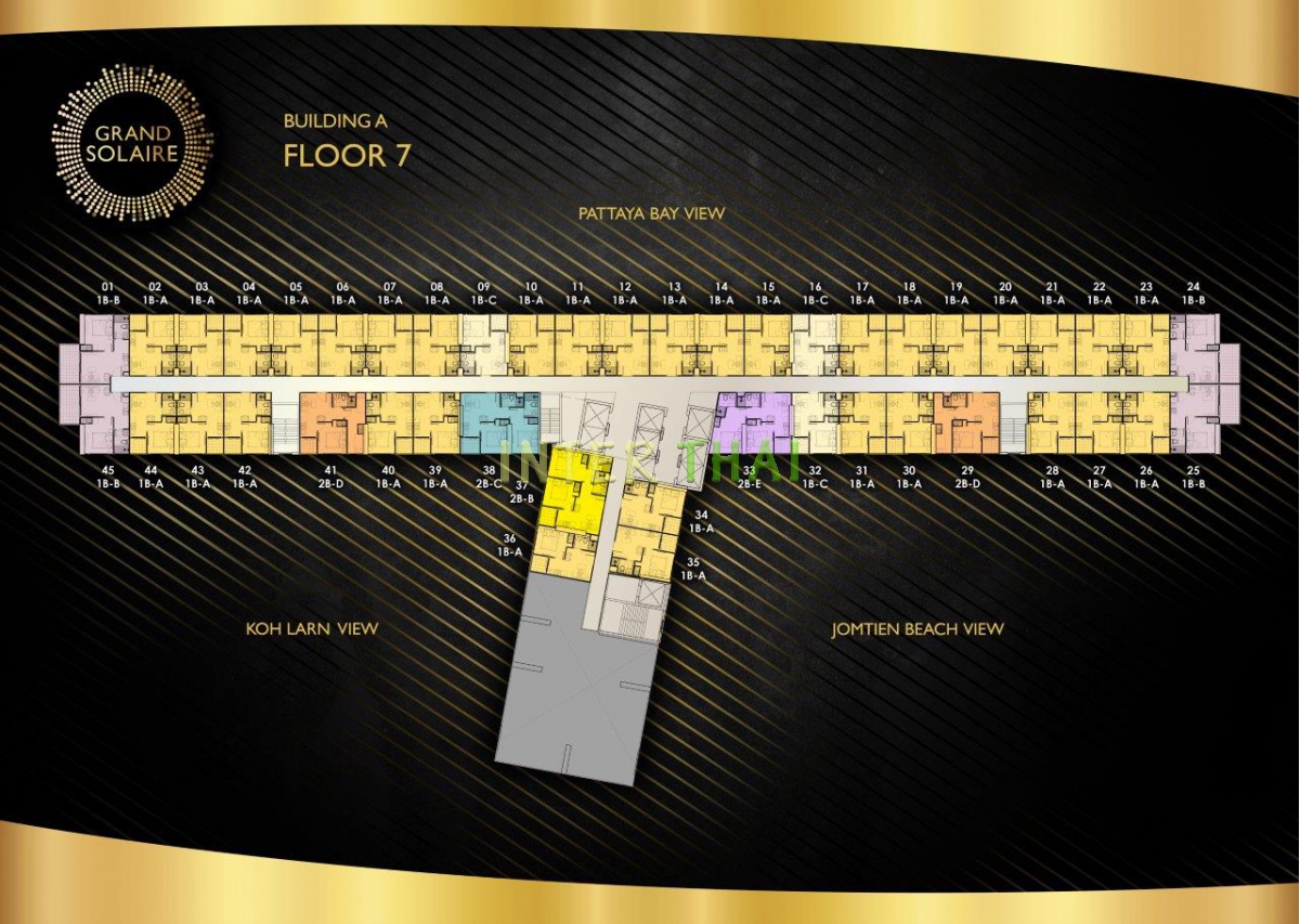 Grand Solaire Pattaya - floor plans bld A-373-4