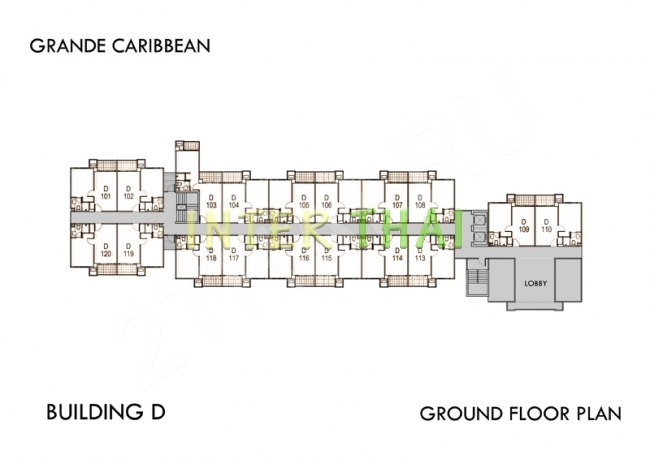 Grande Caribbean Condo - 楼层平面图-453-8