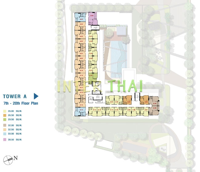 Lumpini Ville Naklua Wongamat - floor plans-440-4
