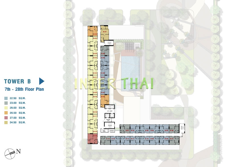 Lumpini Ville Naklua Wongamat - floor plans-440-7