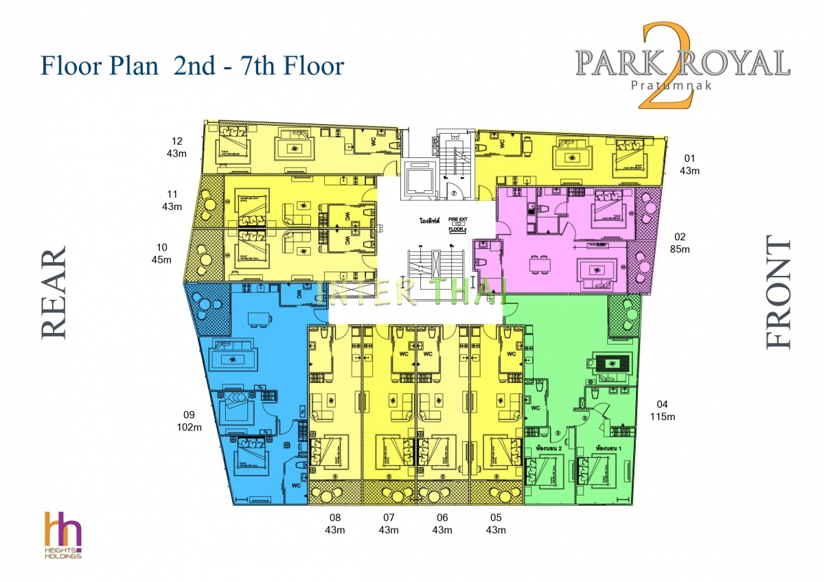 Park Royal 2 - поэтажные планы-423-1