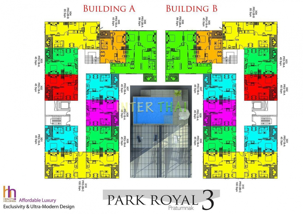 Park Royal 3 - поэтажные планы-421-1
