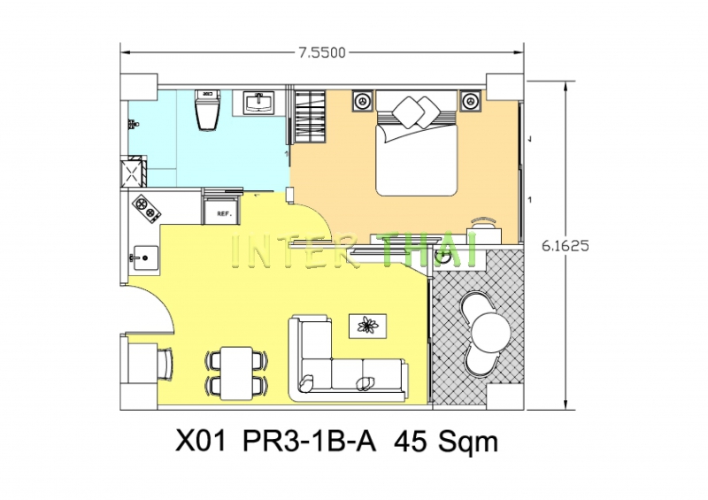Park Royal 3 - планировки квартир-422-1