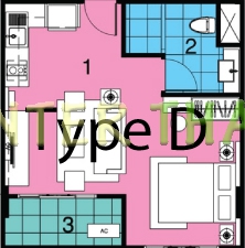 Porch Land II - планировки квартир-431-4