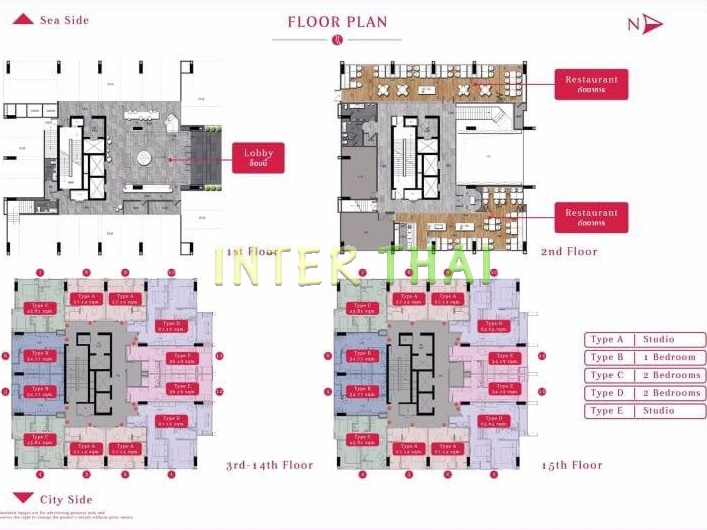 Ramada Pattaya Mountain Bay - floor & unit plans-701-9