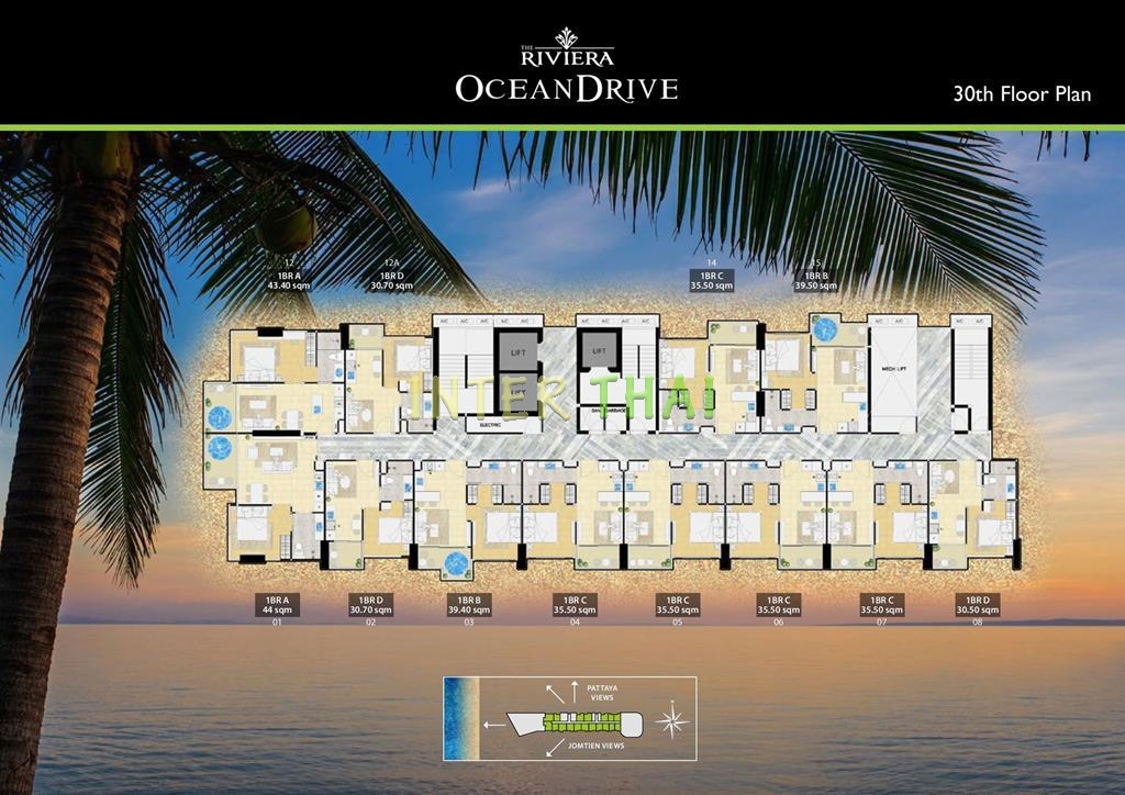 Riviera Ocean Drive - 楼层平面图-337-11