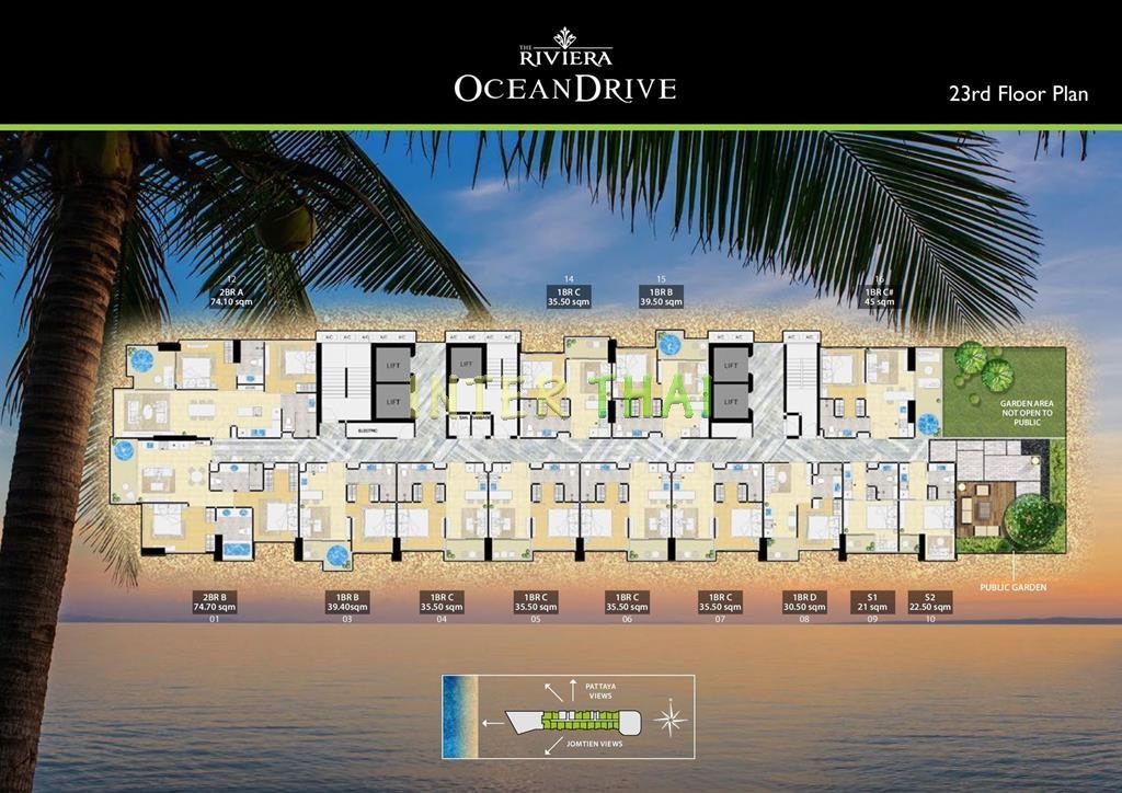 Riviera Ocean Drive - 楼层平面图-337-7