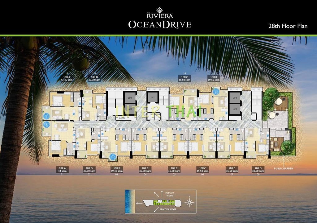 Riviera Ocean Drive - 楼层平面图-337-9