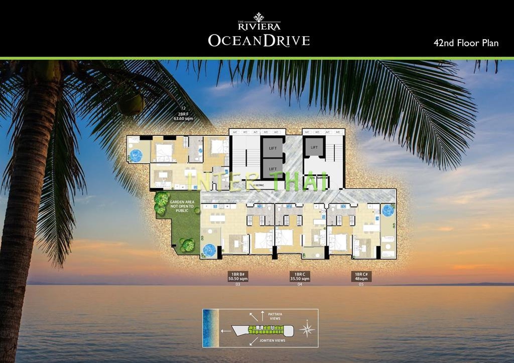 Riviera Ocean Drive - 楼层平面图-338-7