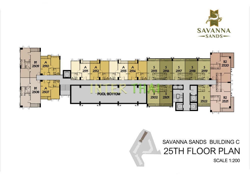 Savanna Sands Condo - 楼层平面图 - building  C-66-4
