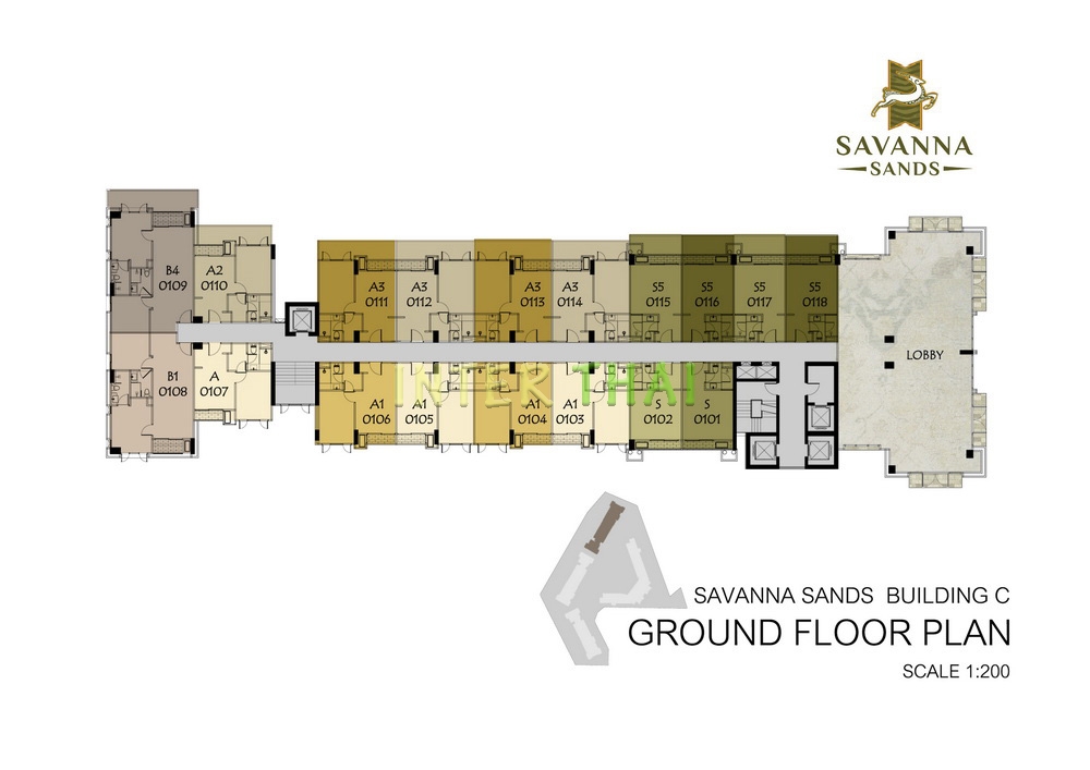 Savanna Sands Condo - планы этажей - корпус C-66-5