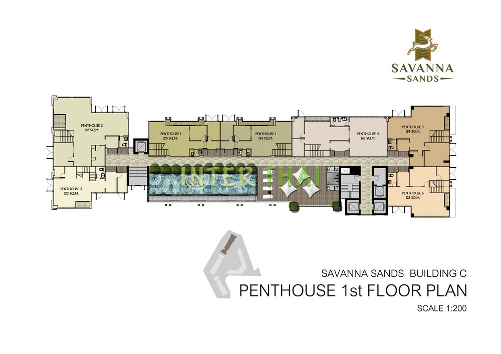 Savanna Sands Condo - 楼层平面图 - building  C-66-6