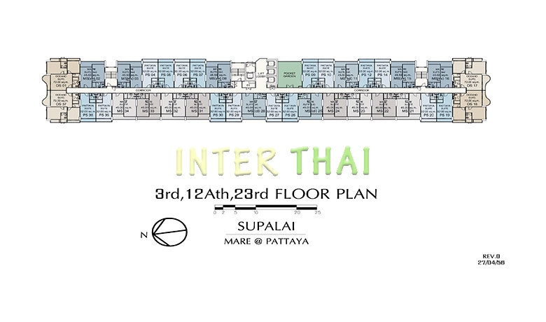 Supalai Mare Pattaya - floor plans-455-2