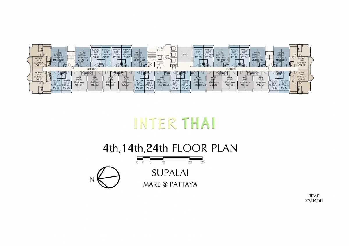 Supalai Mare Pattaya - floor plans-455-3