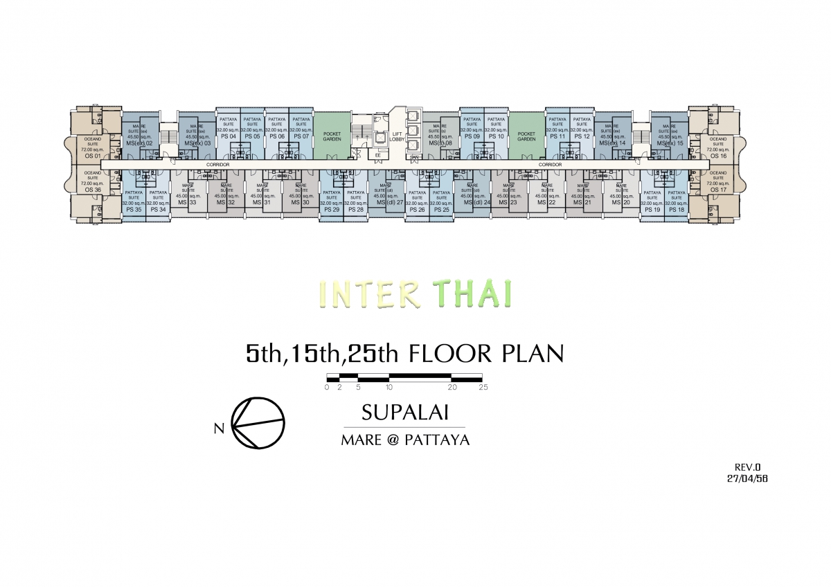 Supalai Mare Pattaya - floor plans-455-4