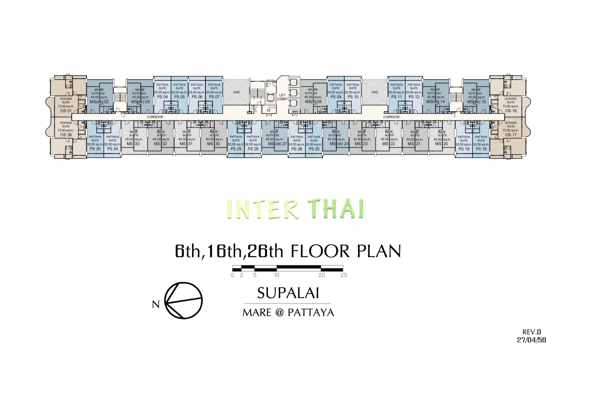 Supalai Mare Pattaya - floor plans-455-5