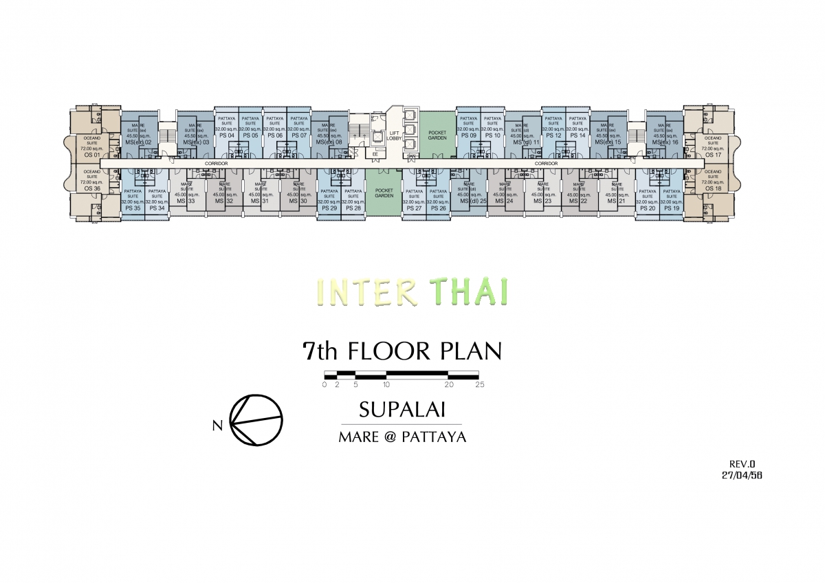 Supalai Mare Pattaya - floor plans-455-6