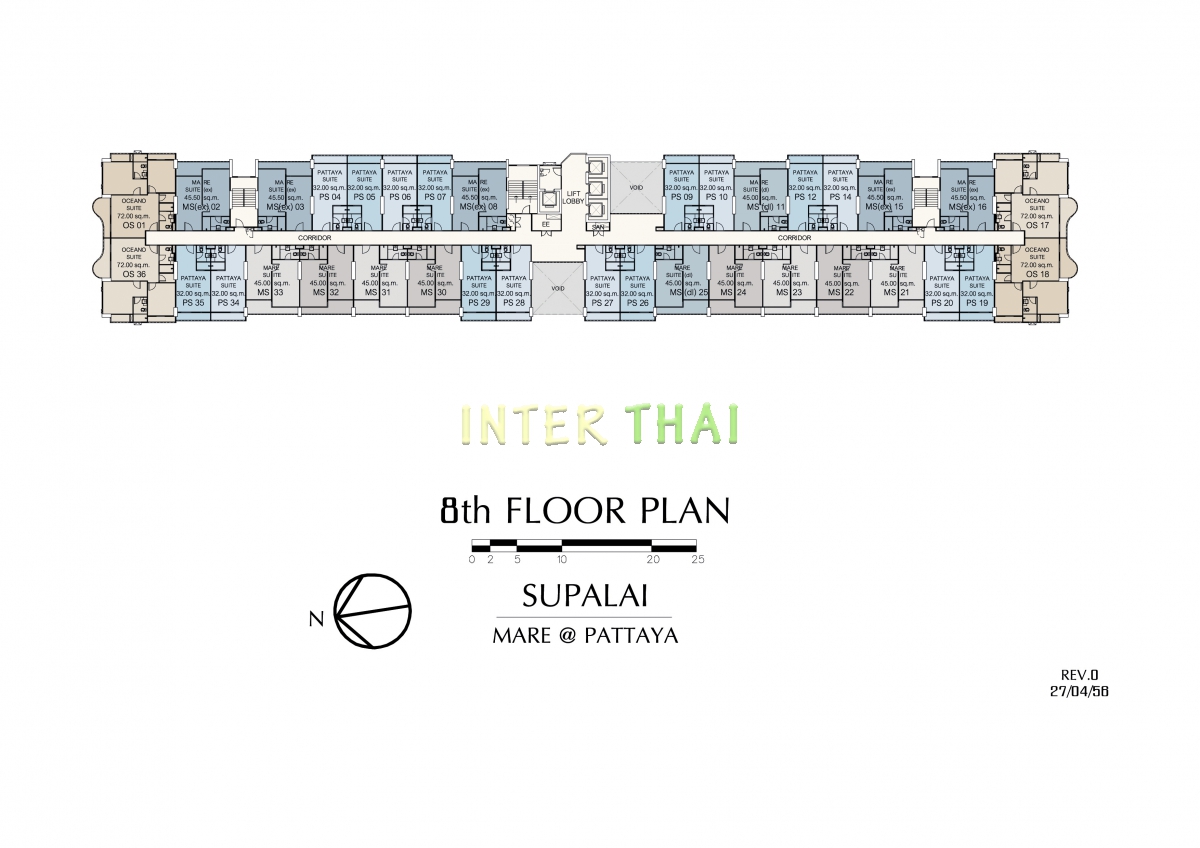 Supalai Mare Pattaya - floor plans-455-7