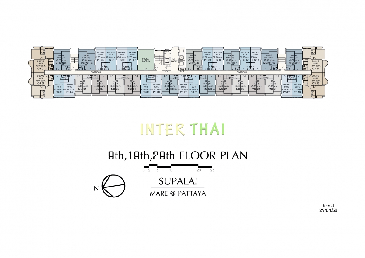Supalai Mare Pattaya - floor plans-455-8