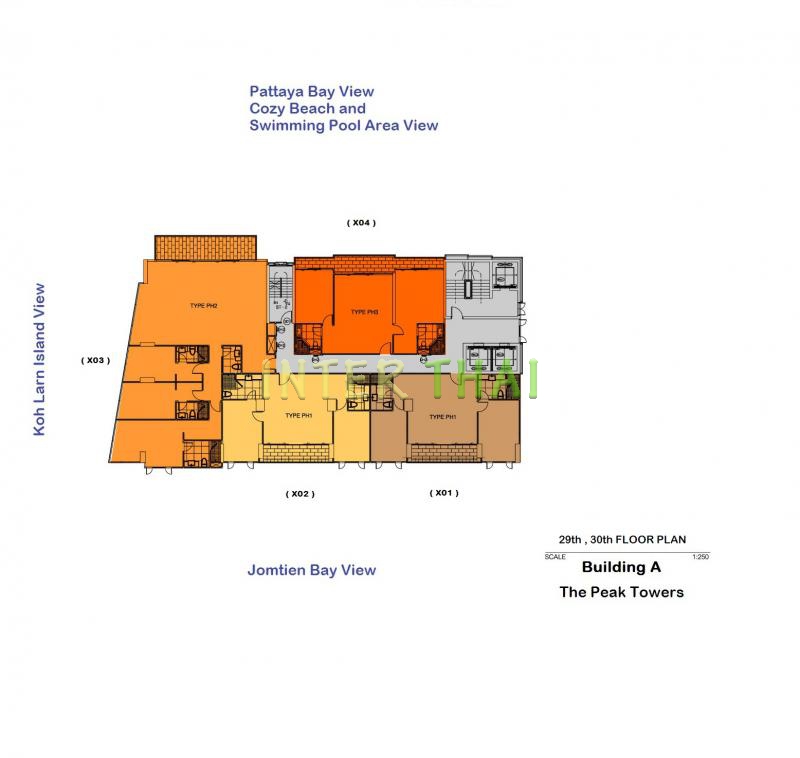 The Peak Towers - floor plans bld A-418-1