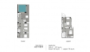Aeras Condo - 房间平面图 (duplex, penthouse, 3-bedroom) - 4