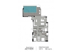 Aeras Condo - 房间平面图 (duplex, penthouse, 3-bedroom) - 5