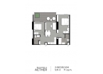 Aeras Condo - unit plans (2-bedroom) - 7