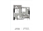 Aeras Condo - планировки квартир (1-спальные апартаменты, студия) - 10