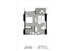 Aeras Condo - แปลนห้อง (1-bedroom, studio) - 12