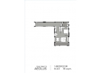 Aeras Condo - планировки квартир (1-спальные апартаменты, студия) - 15
