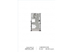 Aeras Condo - планировки квартир (1-спальные апартаменты, студия) - 16