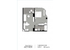 Aeras Condo - планировки квартир (1-спальные апартаменты, студия) - 2