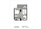 Aeras Condo - планировки квартир (1-спальные апартаменты, студия) - 3