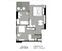 Aeras Condo - планировки квартир (1-спальные апартаменты, студия) - 5