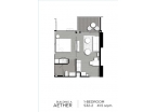 Aeras Condo - планировки квартир (1-спальные апартаменты, студия) - 8