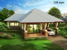 Baan Dusit Pattaya - 1-storey house 128 sqm, land plot 440-750 sqm, 2 bedroom, 2 bathroom - 1