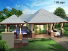 Baan Dusit Pattaya - 1-storey house 128 sqm, land plot 440-750 sqm, 2 bedroom, 2 bathroom - 2