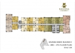 Savanna Sands Condo - планы этажей - корпус C - 2