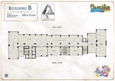 Seven Seas Le Carnival Pattaya - building B Brasilia - floor plans (28 floors) - 5