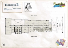Seven Seas Le Carnival Pattaya - корпус B Brasilia - поэтажные планы (28 этажей) - 6