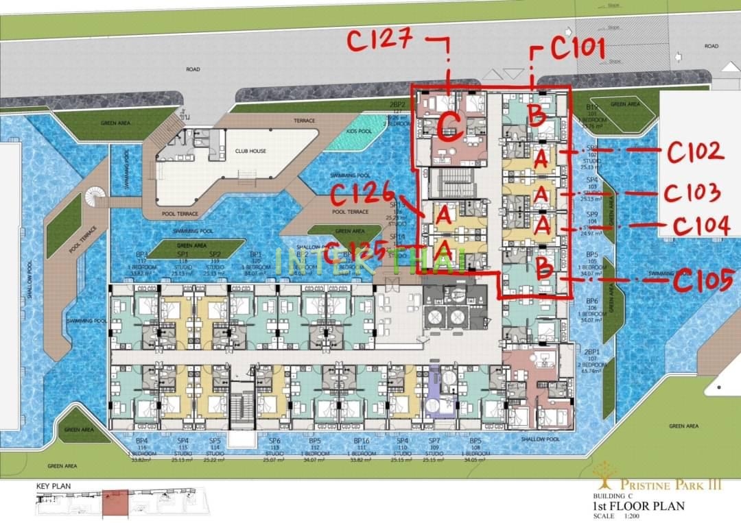 Pristine Park 3 Condo Pattaya - Floor plans-928-3