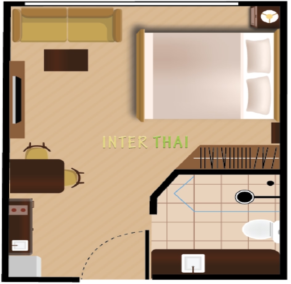 Harmonia City Garden - studio plan-863-2