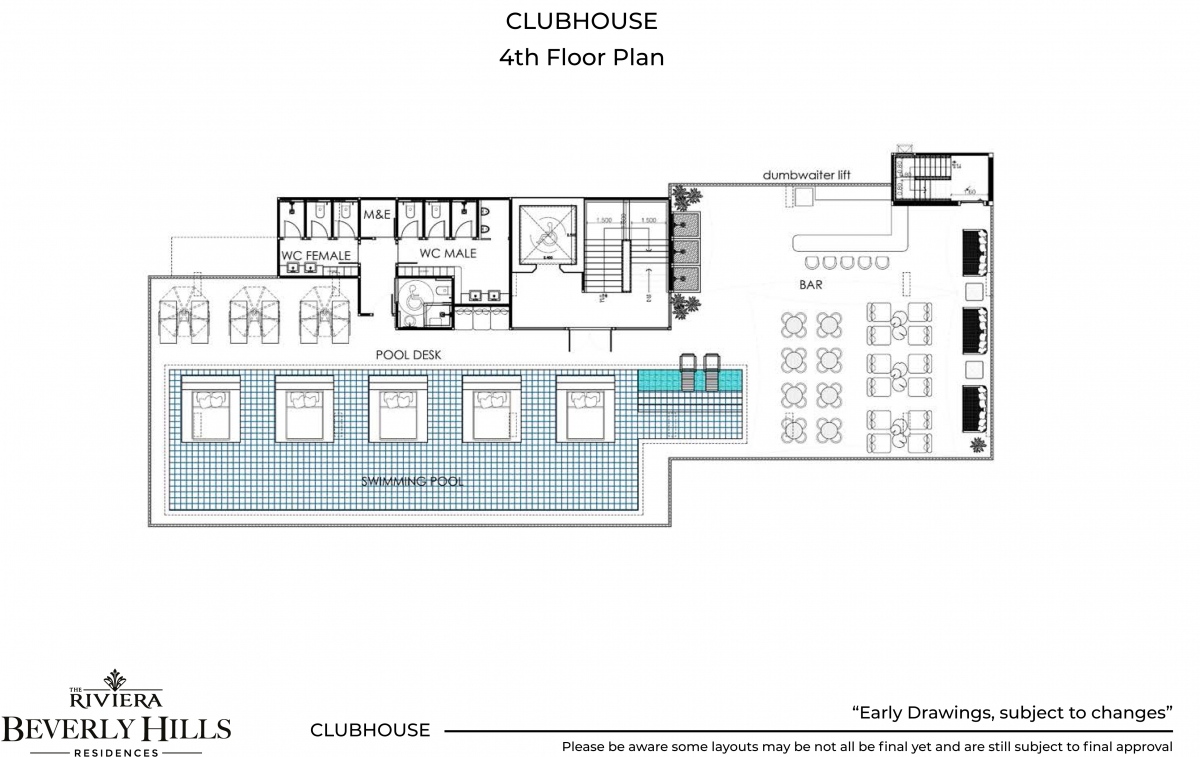 Riviera Beverly Hills Condo Pattaya - Floor plans-982-7
