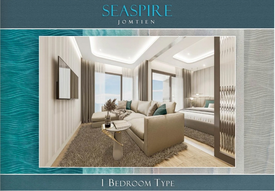 โครงการ ซีสไปร์ จอมเทียน คอนโด พัทยา - 1 bedroom apartment-957-2