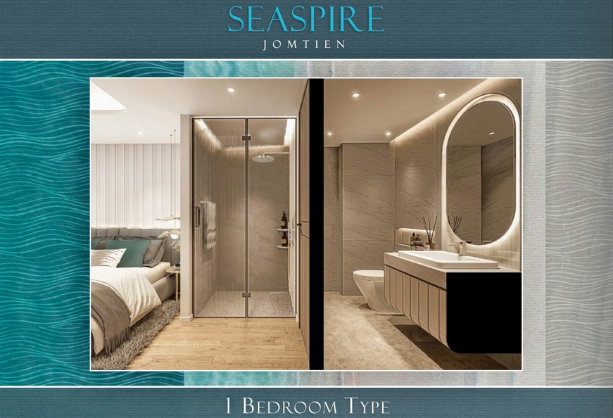 โครงการ ซีสไปร์ จอมเทียน คอนโด พัทยา - 1 bedroom apartment-957-3