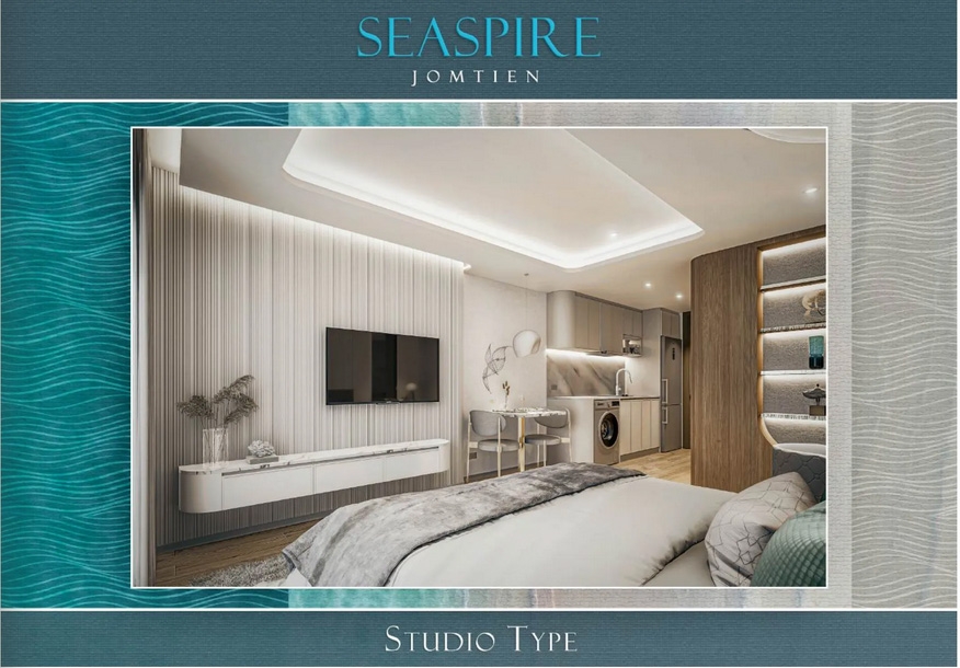 โครงการ ซีสไปร์ จอมเทียน คอนโด พัทยา - Studio room-958-3